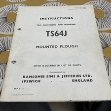 Ransomes TS64J  -mounted