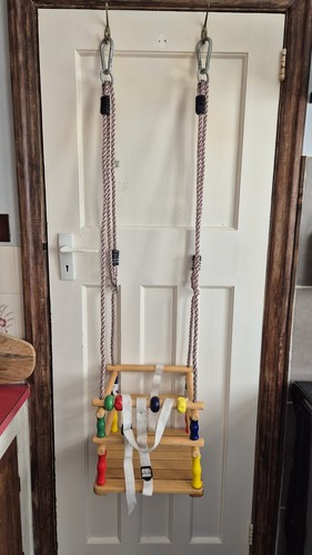 Child wooden garden swing - garden,