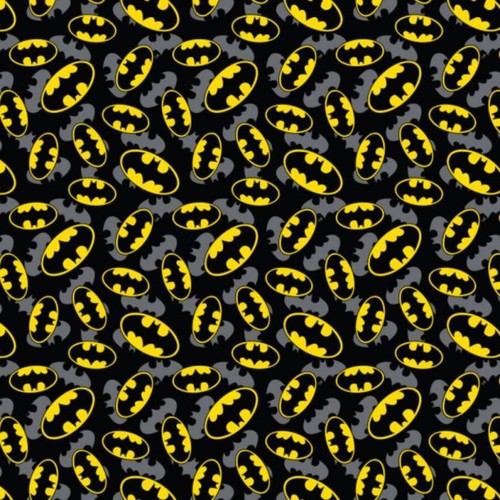 Batman comic cotton fabric - cotton,