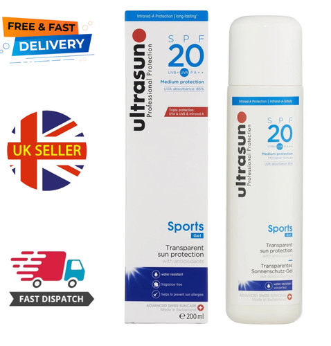 Ultrasun sports gel spf20 - sports,