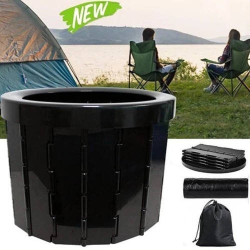 Portable folding car toilet - portable,