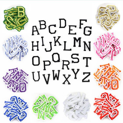 Alphabet english patches 3d - 26,