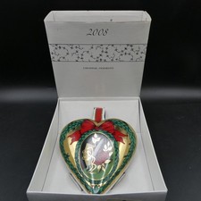 Large Royal Copenhagen Wall Pocket Hearts Of Christmas 2008 Christmas Cards