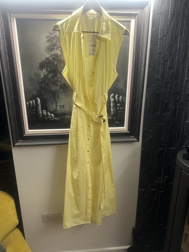 Zara yellow maxi dress - yellow, xl