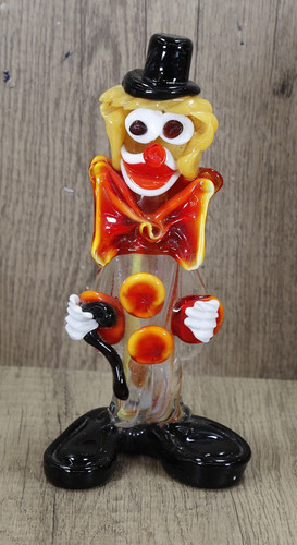 Vintage murano glass clown - vintage,