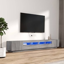 TV Cabinet with LED Lights TV