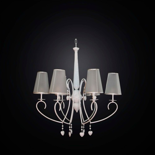 Modern shabby chic - modern, chandelier