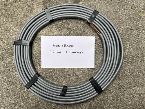 10mm twin earth cable - cable, 6.9m