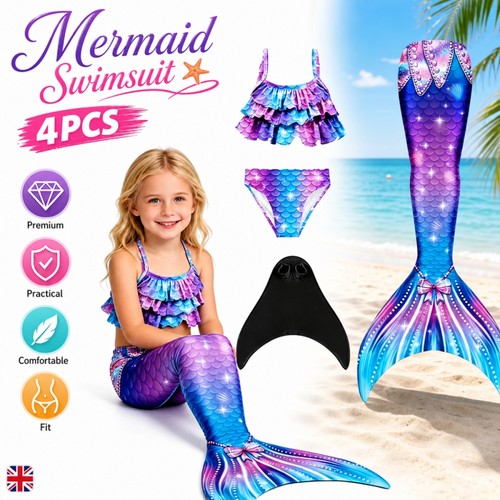 Girls mermaid tail - mermaid, swimming