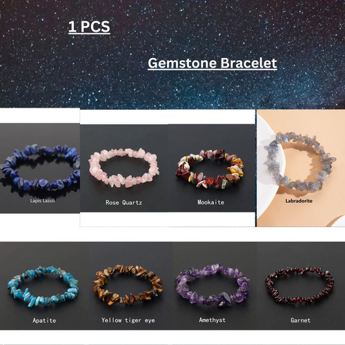 Natural chip bead crystal - bead,