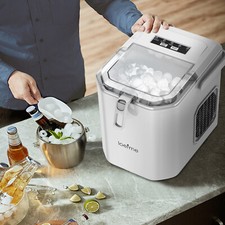Electric Ice Maker Machine Auto Ice Cube Maker Cleaning Function LED Control 1.2