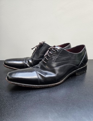 Loake black sharp polished - black,
