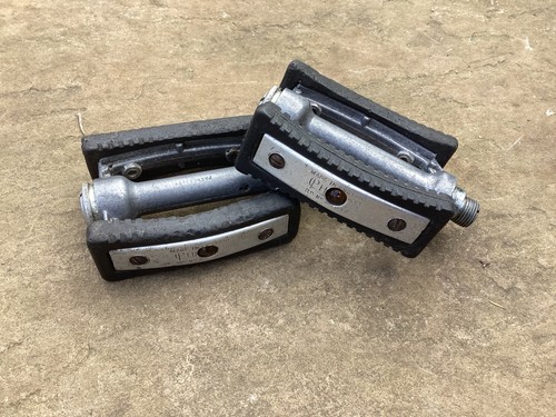 Vintage rubber bicycle pedals - vintage,