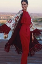 Zara Multicoloured burgundy