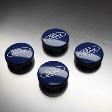 4x 54MM BLUE FORD ALLOY WHEEL