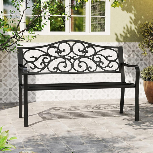 Garden bench metal cast iron - garden,