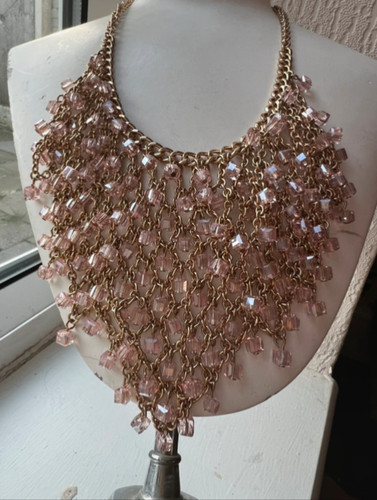 Vintage pink austrian crystal - pink,