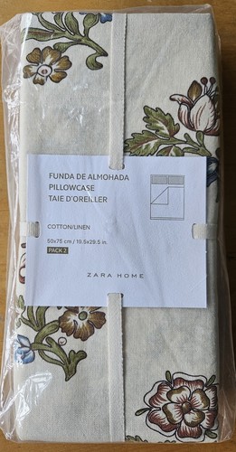 Zara home floral pillowcase - zara,