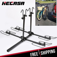 Hitch Mount 4-Bike Rack Carrier Receiver 2" For Car SUV 240lbs
