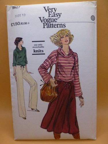 Vtg 70s vogue 9927 misses - uc,