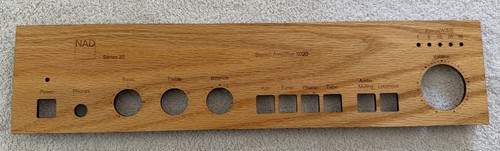 Faceplate nad 3020 - nad, oak