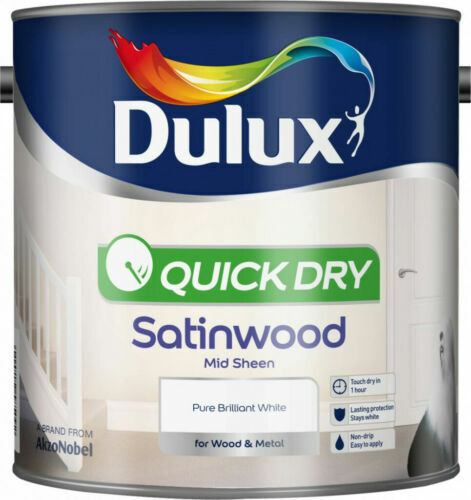 Dulux quick dry satinwood pure - dulux,