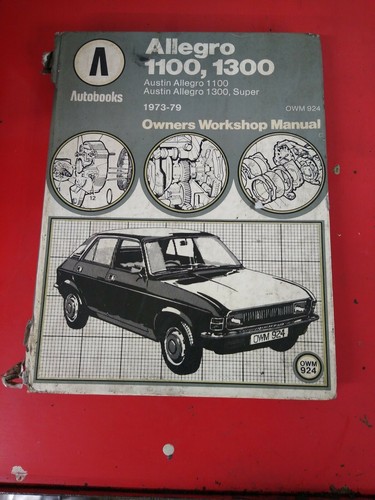 Workshop manual allegro - workshop,