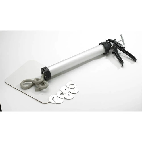 Clay extruding gun dies - gun, &