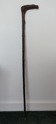 Antique handmade walking stick - handmade,