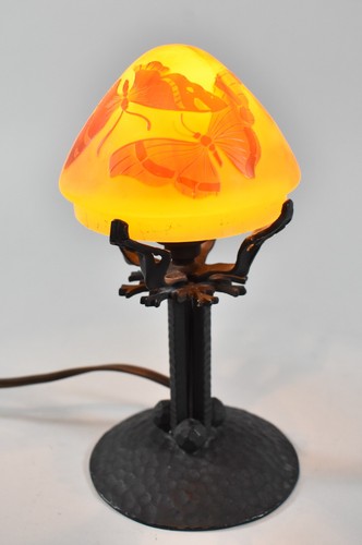 Art nouveau lamp - art,