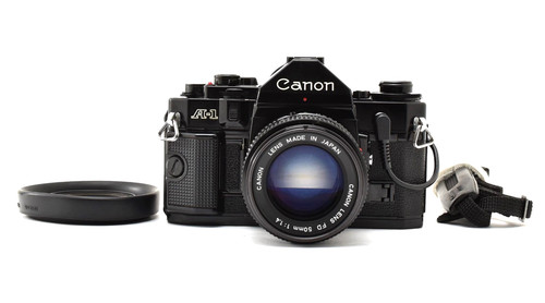 Canon 35mm slr film camera - a-1,