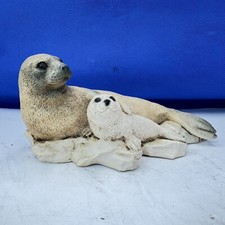 Seal And Baby Figurine