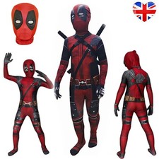 Deadpool Costume Cosplay Kids