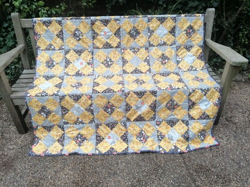 Patchwork quilt blanket - , throw