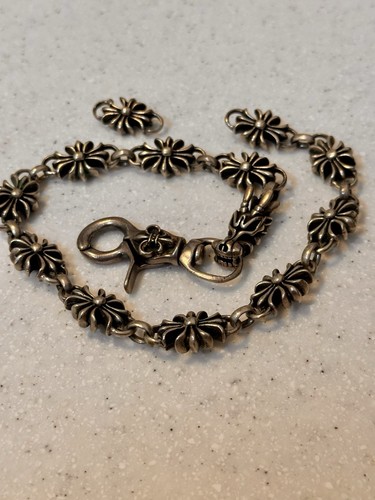 Authentic silver wallet chain - silver,