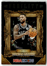 2024-25 Panini Hoops NBA N. 3 Damian Lillard Nobility Holo Gold