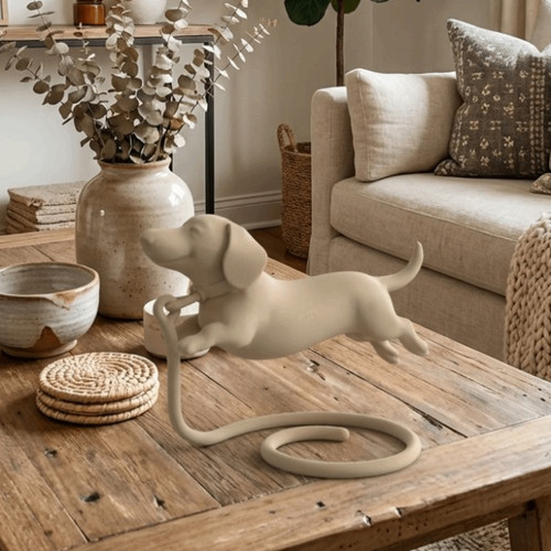 Plastic floating dachshund - plastic,