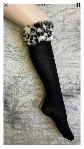 Black long socks - socks, with