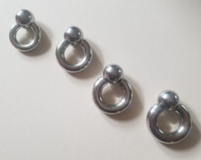 HEAVY GAUGE STEEL BCR GIANT SCREW IN BALL RING EASY FIT PA PRINCE ALBERT NIPPLE.