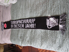 EINTRACHT FRANKFURT ULTRAS EUROPA LEAGUE FOOTBALL SCARF,BLACK/WHITE,GERMANY
