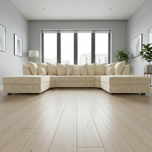 Cinema shape sofa velvet - -,