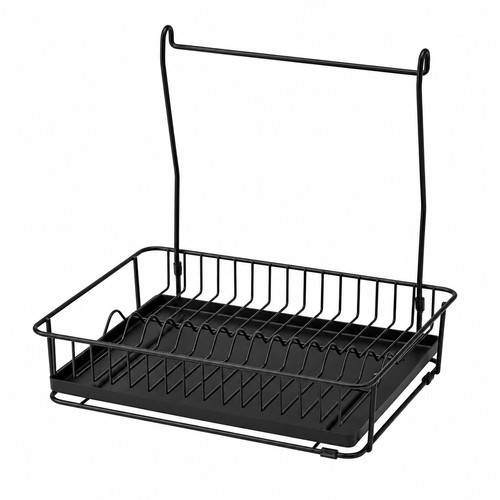 Black dish drainer rack wall - drainer,