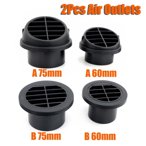 2pcs 60mm 75mm air - 60mm, vent