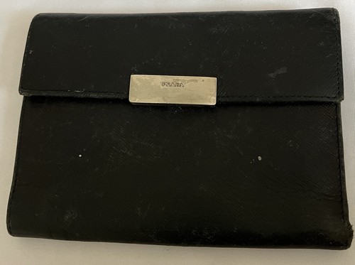 Authentic prada black leather - prada,
