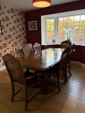 Vintage Oak Parquetry Dining