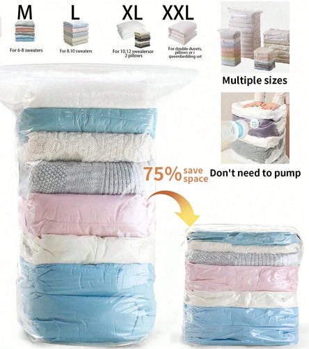 Pump vacuum storage bags - vacuum,