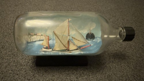 Vintage hand made ship - made, a