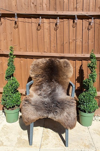 Sheepskin rug 100 natural - sheepskin,