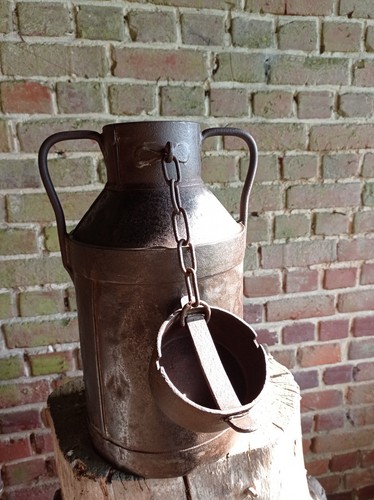 Antique french milk churn - antique,