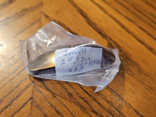 Sorrell blade brass prop 2 - sorrell,